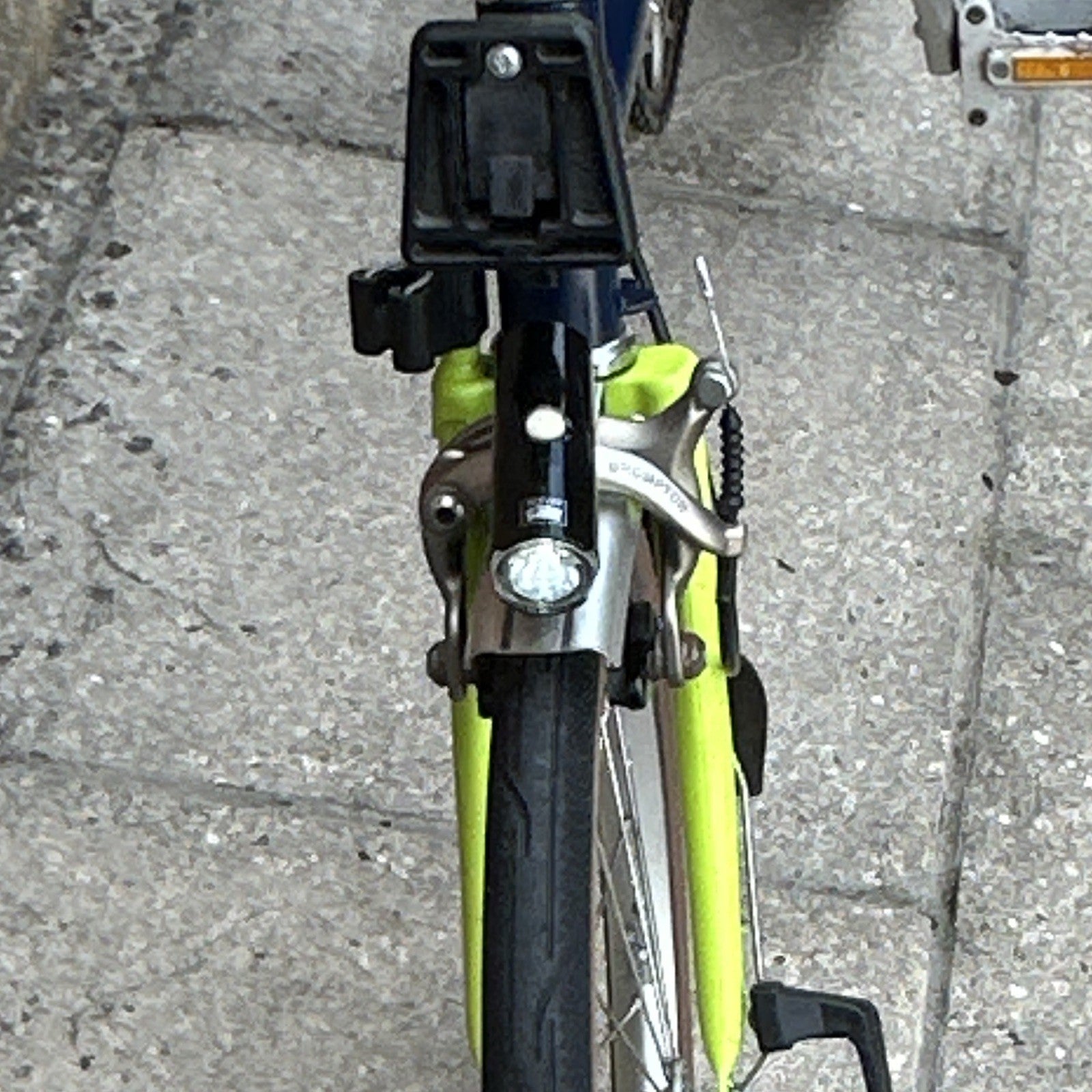 Brompton Folding Bike M3L Blue / Lime 2017