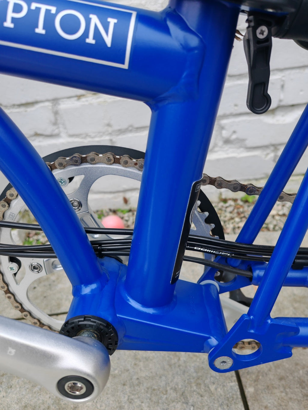 Brompton M6R in Piccadilly Blue Folding bike C Line - approx 10miles used