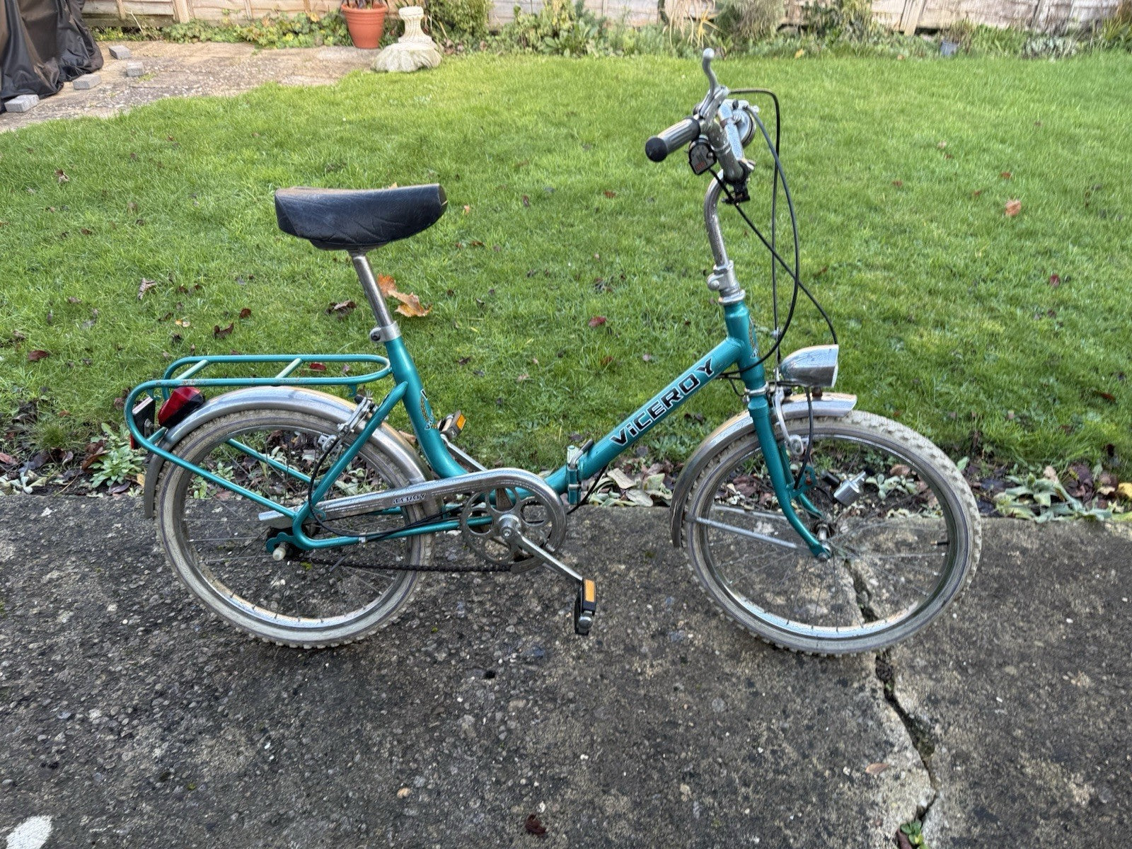 Retro Vintage 3 Speed Folding Shopper Bike Cycle - 20" Wheel