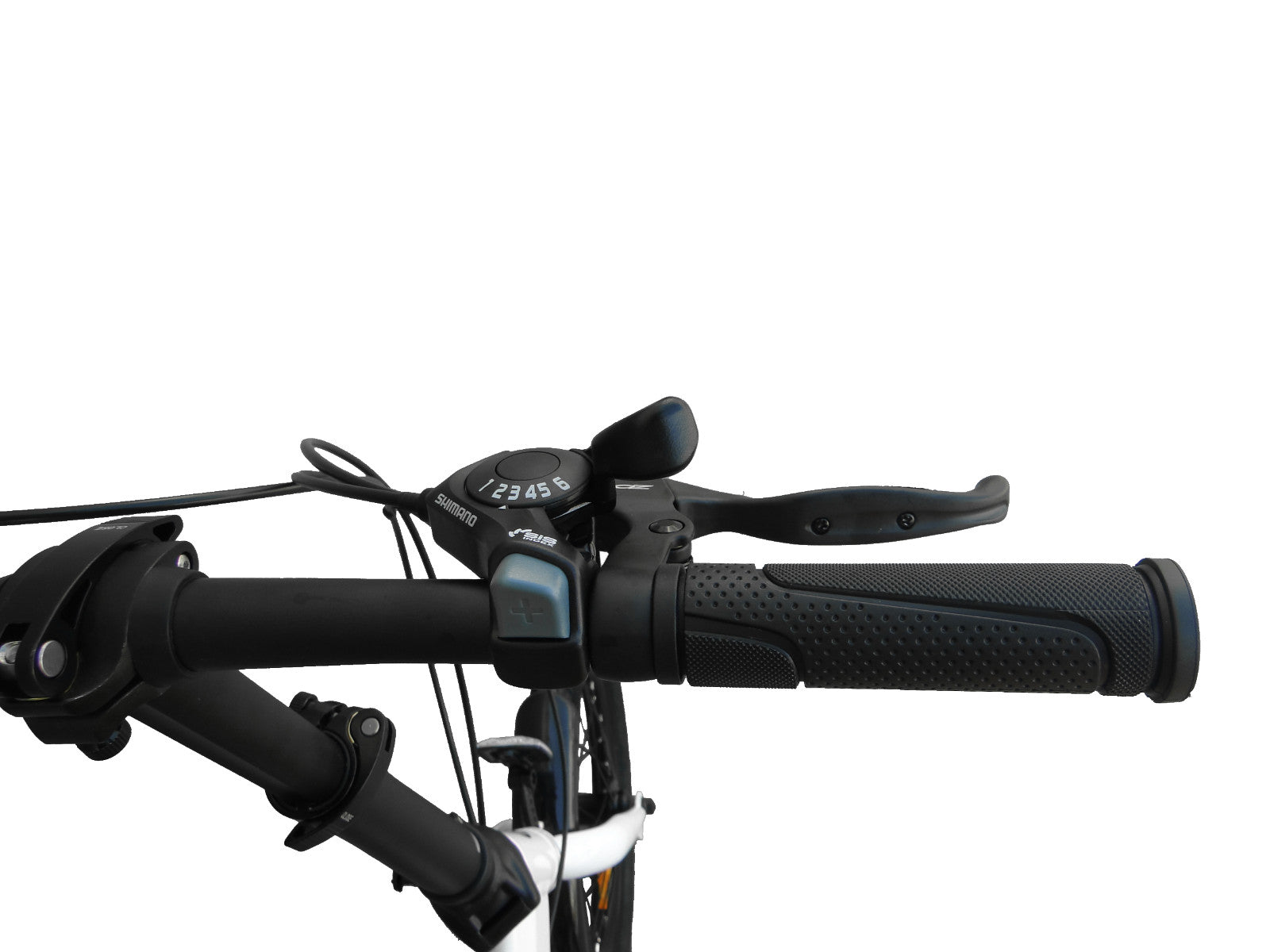 Folding Bicycle Ecosmo 16" Wheel Black Alloy 6SP Shimano Gear, DualDisc-16AF02BL