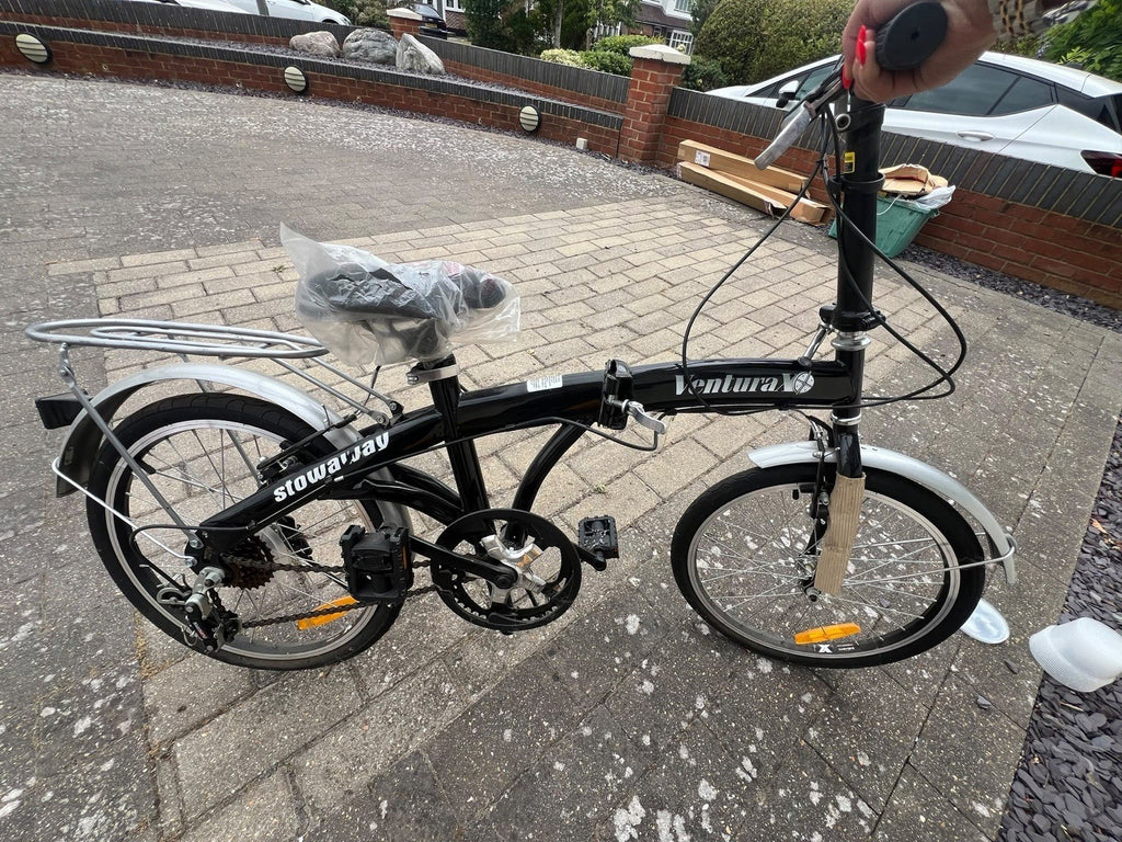 Ventura Stowaway Folding bike New Still Wrapped Slight Mark See Pics