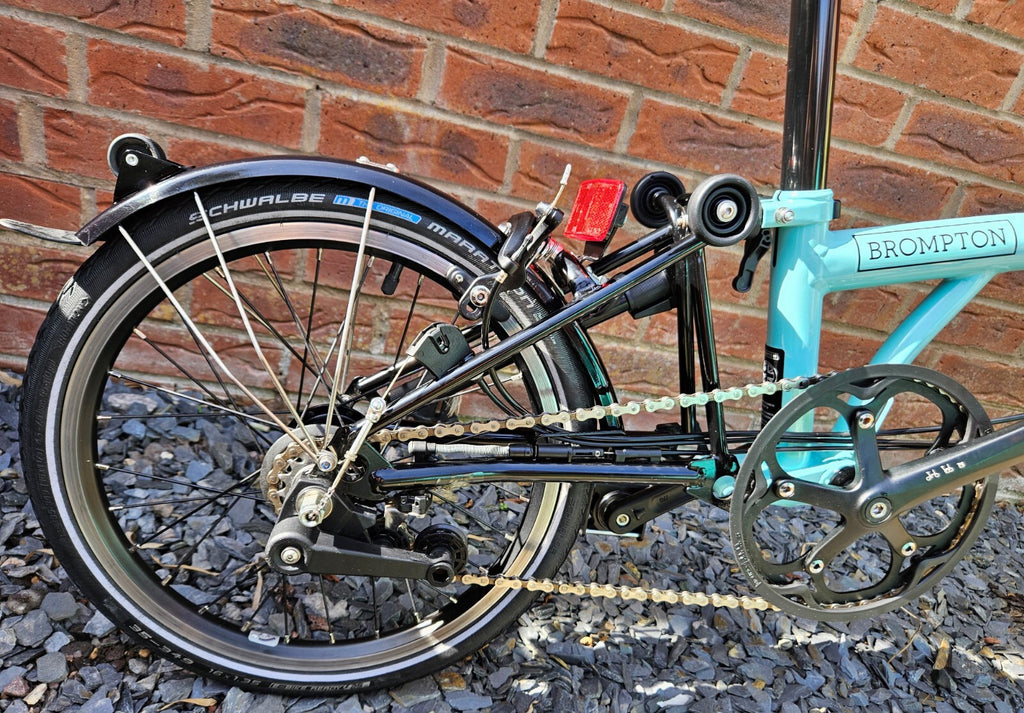 Brompton C Line Explore M6L Black Edition Turkish Green Excellent