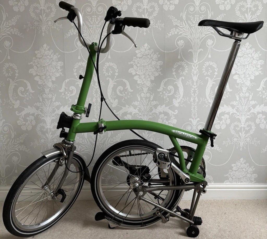 Brompton M2L-X Superlight Titanium Ti / P Line Folding Bicycle - Hardly Used