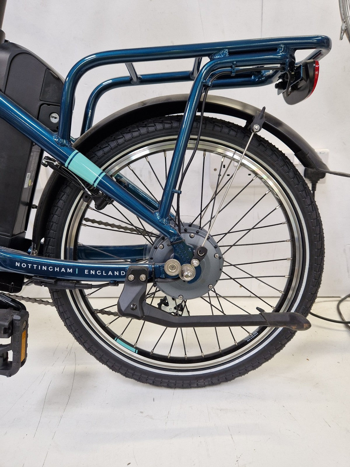Raleigh 2019 Evo Alloy Folding Compact Bike 20" Wheel - Blue Green (Used/Marks)