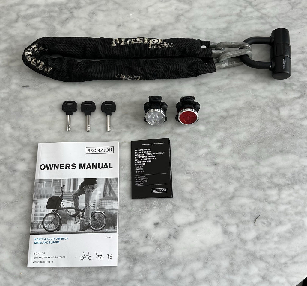 Brompton H6L Black (6 Speed) – 2021 - Fully Serviced, Excellent Cond + Extras