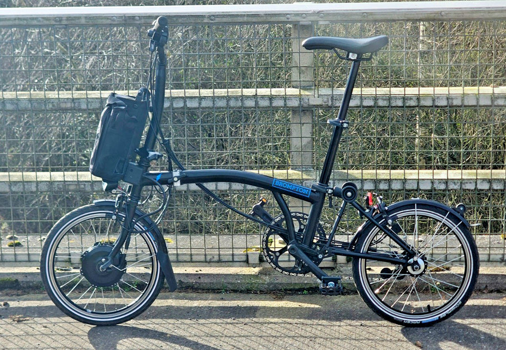 Brompton Electric C Line Folding Bike - 6 Speed - Barely Used