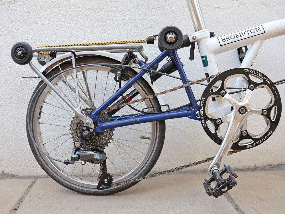 Brompton Bike extensively modified for touring
