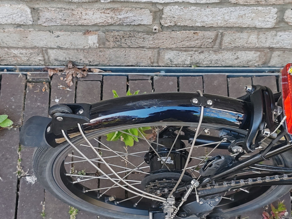 2024 Brompton P Line 12 Speed Midnight Black H Bar Low Mileage