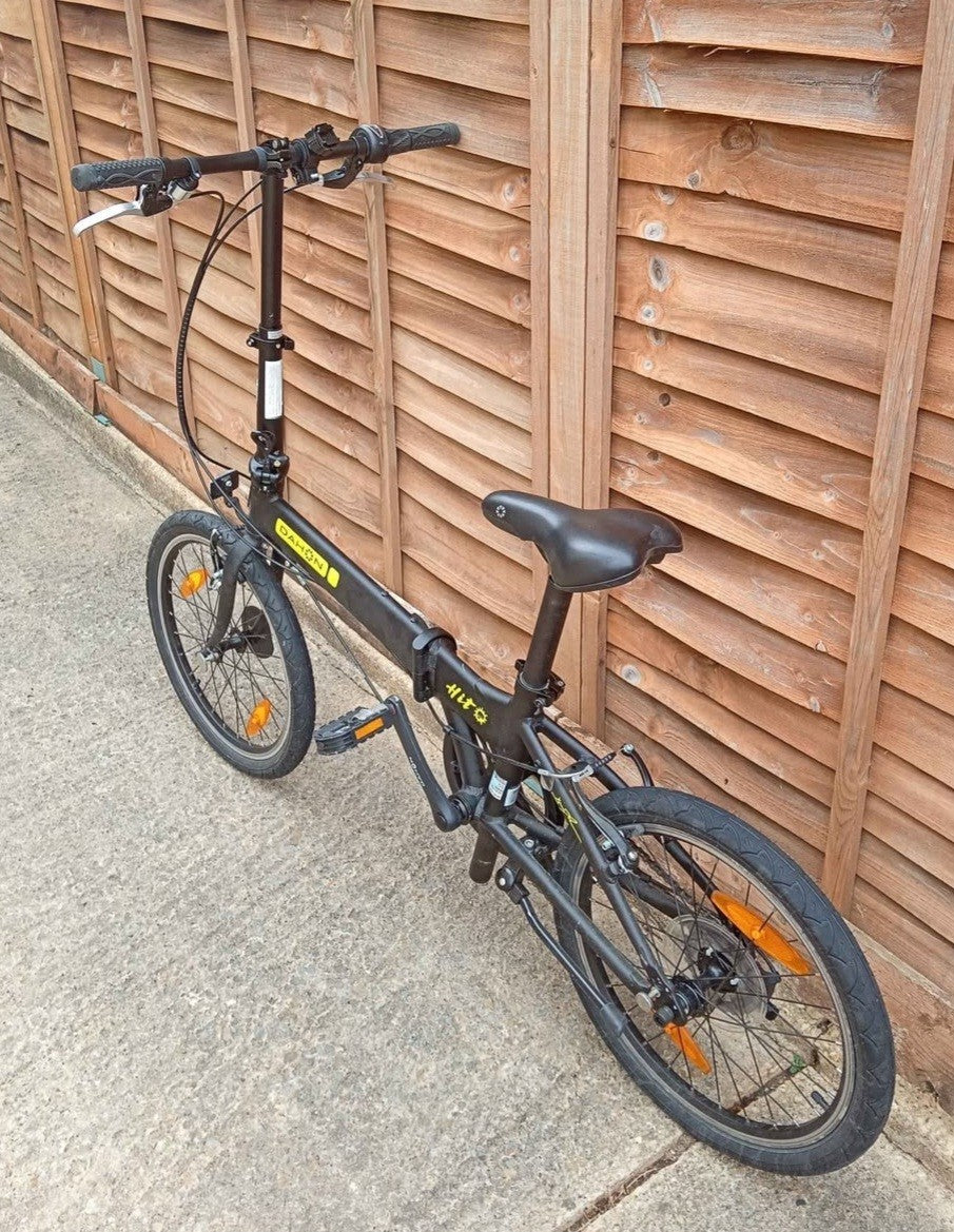 Dahon Hit Folding Bike 6-Speed 20in Black Unisex Bicycle Lightweight Easy Fold