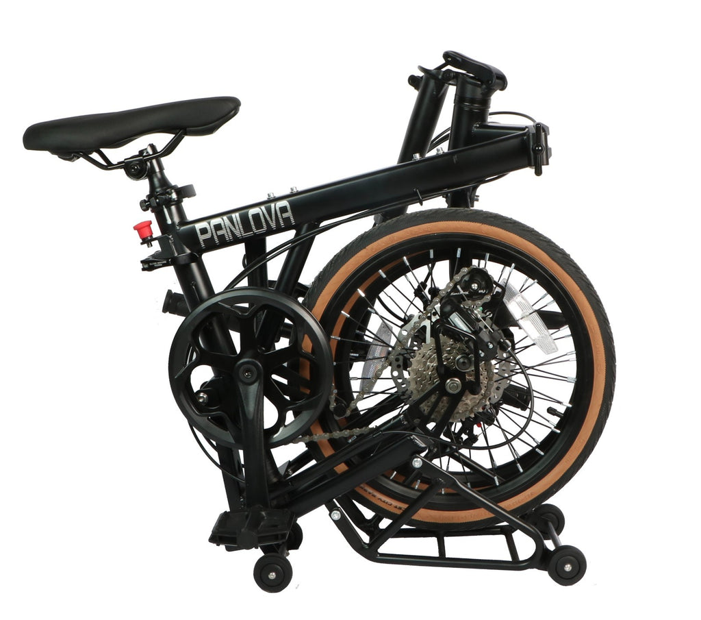 Folding Bicycle 16" Wheel Alloy 6SP Shimano Gear,3-Way Folding,DualDisc-16AF01BL