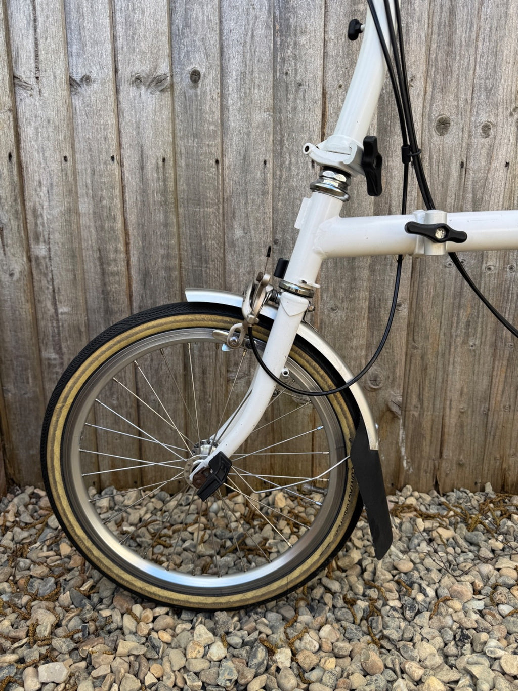Brompton S2L Folding Bike White Good Condition