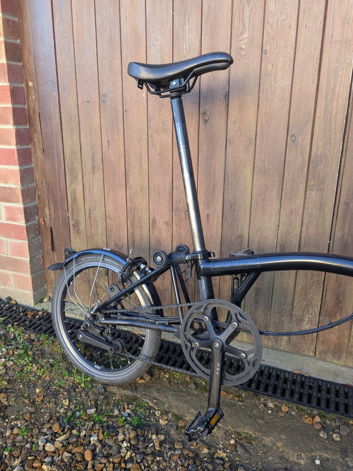 Brompton folding bike S6L Black Edition 2018 - similar to C Line low handlebar