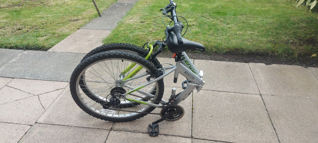 Challenge Beacon Folding Mountain Bike 18" Medium Frame, 18-Speed, 26" Wheels
