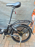 Apollo  Transition Folding Bike 20in Aluminium Black, Mudguards & Rear Rack