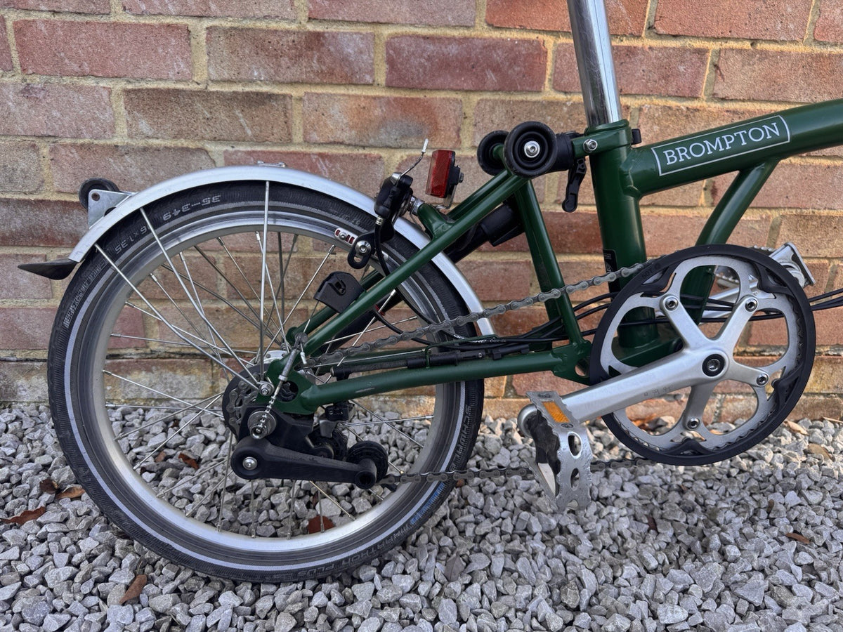 Brompton S6L 6-speed folding bike, 2018, racing green