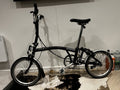 Brompton C Line Folding Bike Black, 6-Speed, 2022 Model