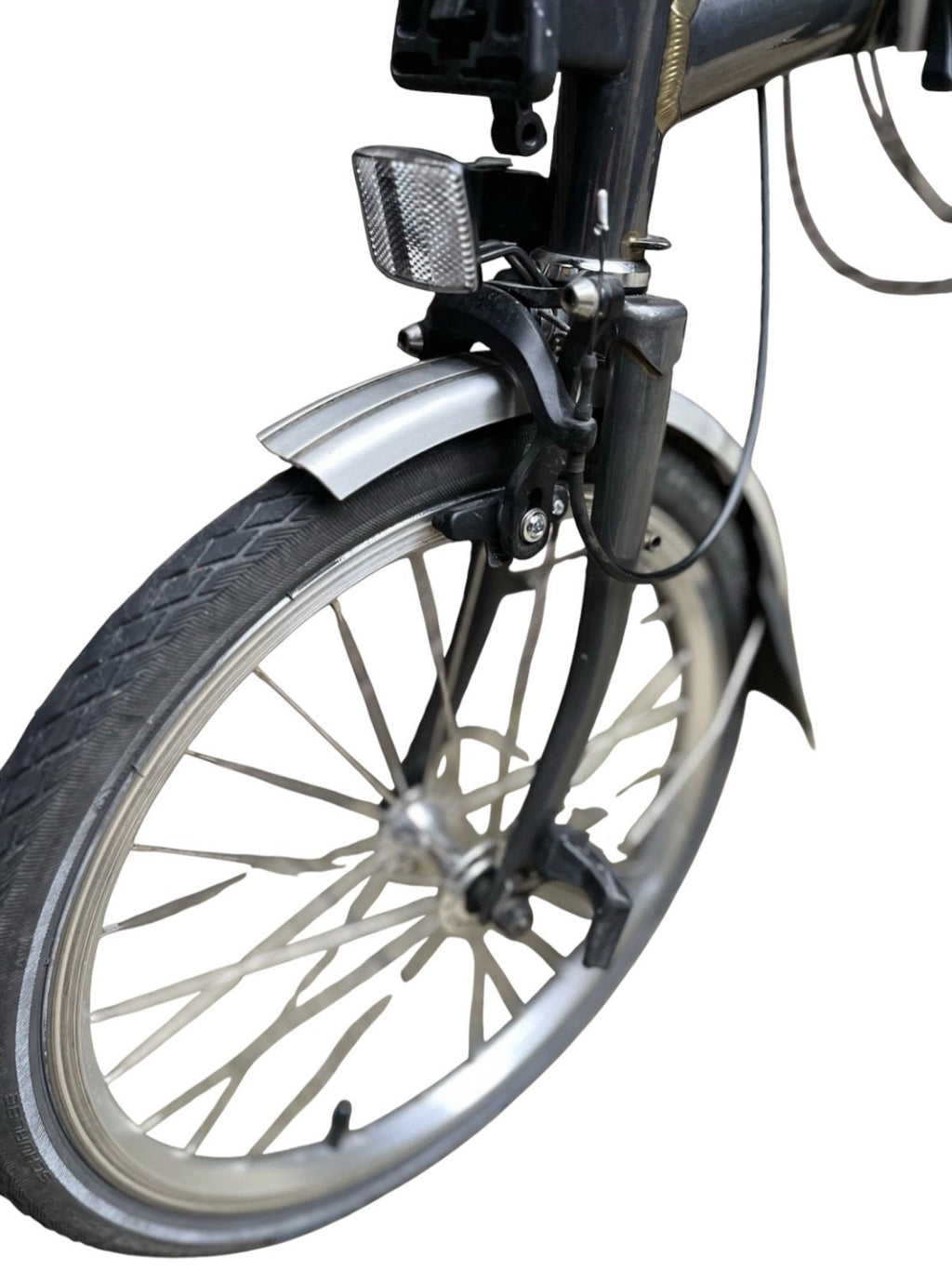 Brompton C Line S6R (6 Speed) folding bicycle - Raw Lacquer