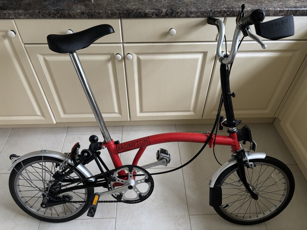 Brompton L3 (C Line) Folding bicycle  - Timewarp Condition + Bags - 2 Available