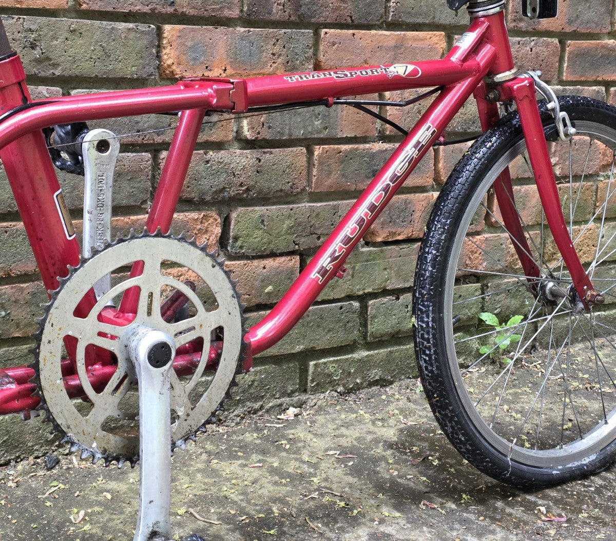 RARE* VINTAGE RUDGE TRANSPORT 7 FOLD UP BIKE BICYCLE (RESTORATION PROJECT)