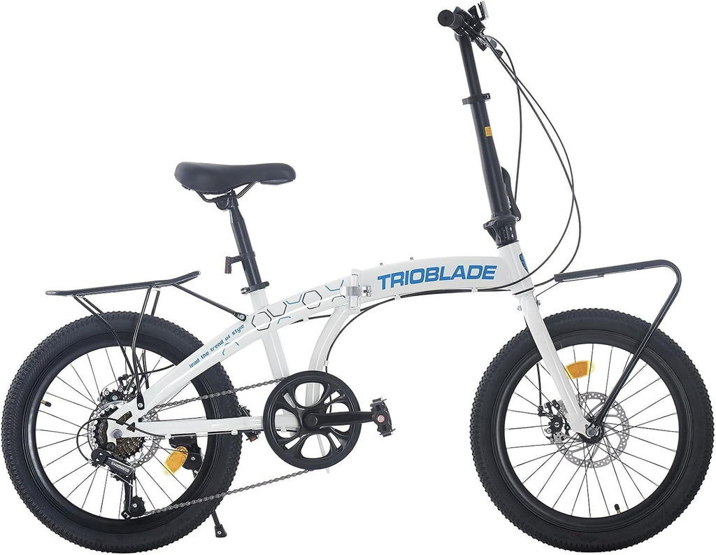 Lightweight 20” Folding Bike with 7-Speed Shimano & Disc Brakes