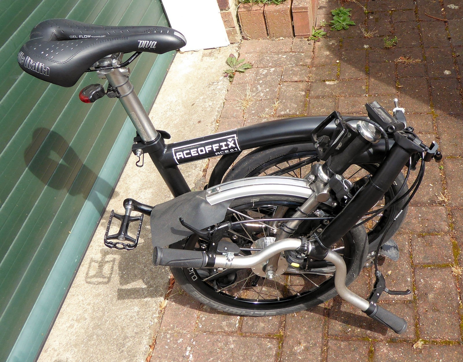 Aceoffix Brompton type Folding Bike 3 spd hub & dynamo