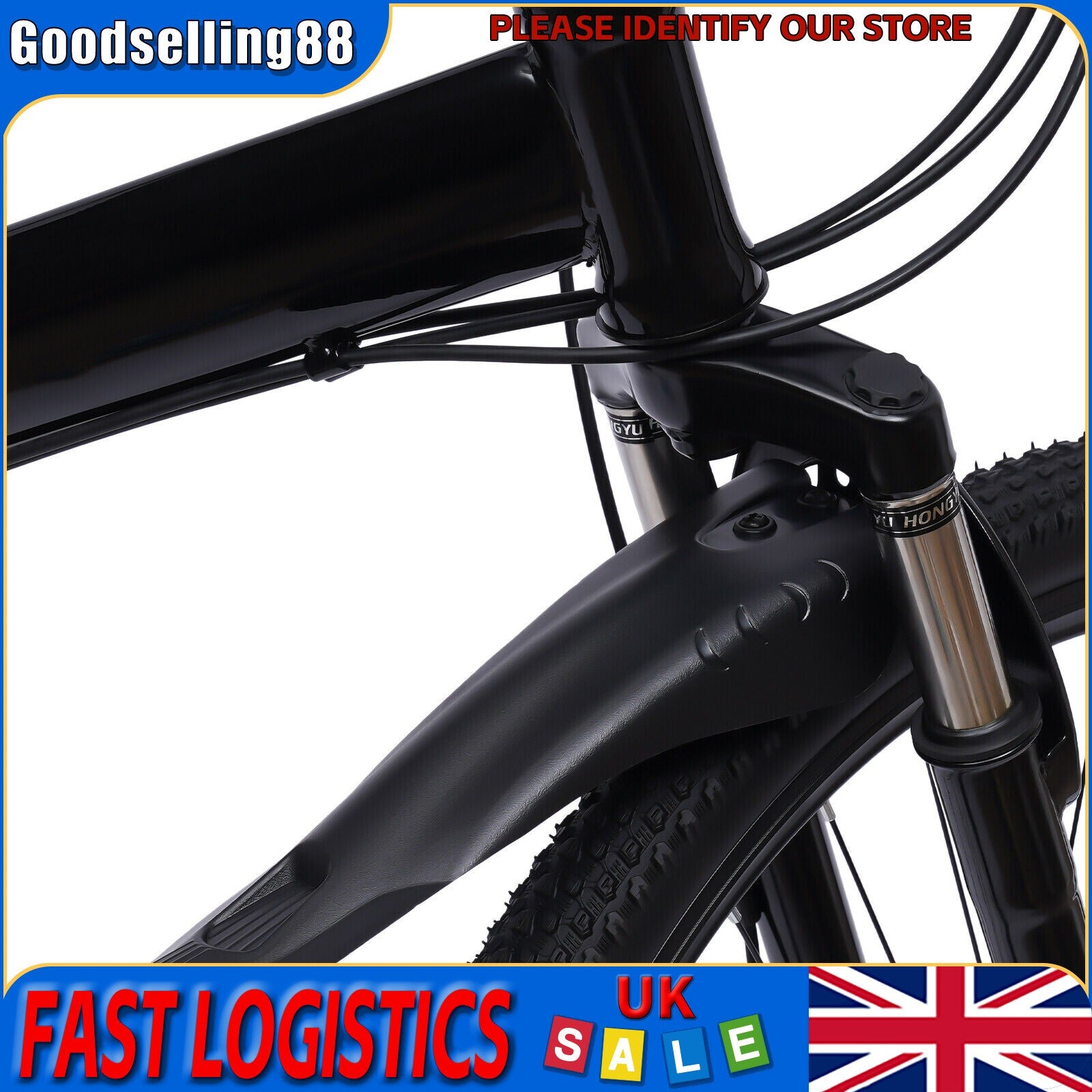 26" 21-Speed Folding Mountain Bike Foldable Bicycle Disc Brake Mountain Bike NEW