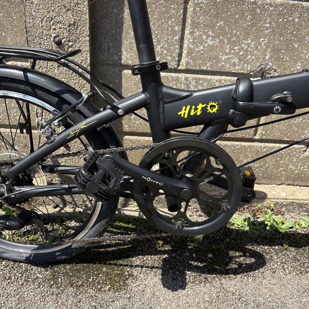 Dahon Hit 6-Speed Folding Bike Matt Black, Lightweight
