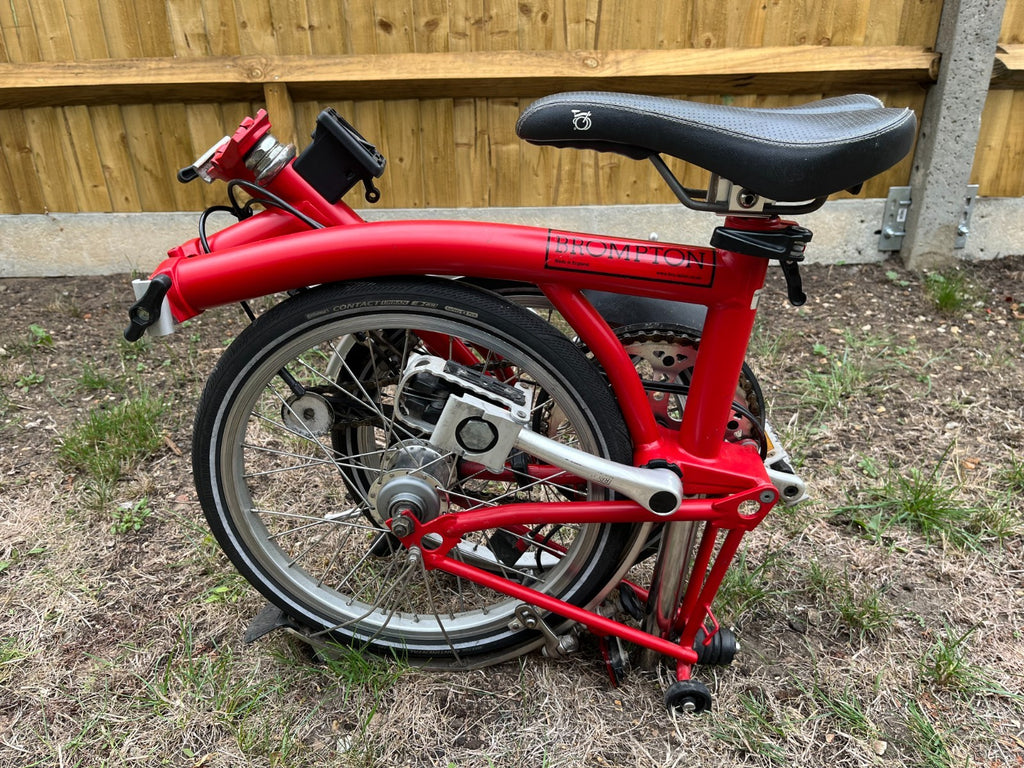 brompton folding bike 3 speed