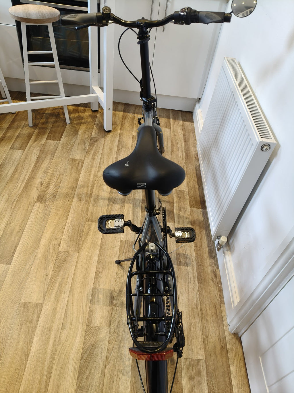 Raleigh Evo 2 Folding Bike 7-Speed Shimano Gears Grey