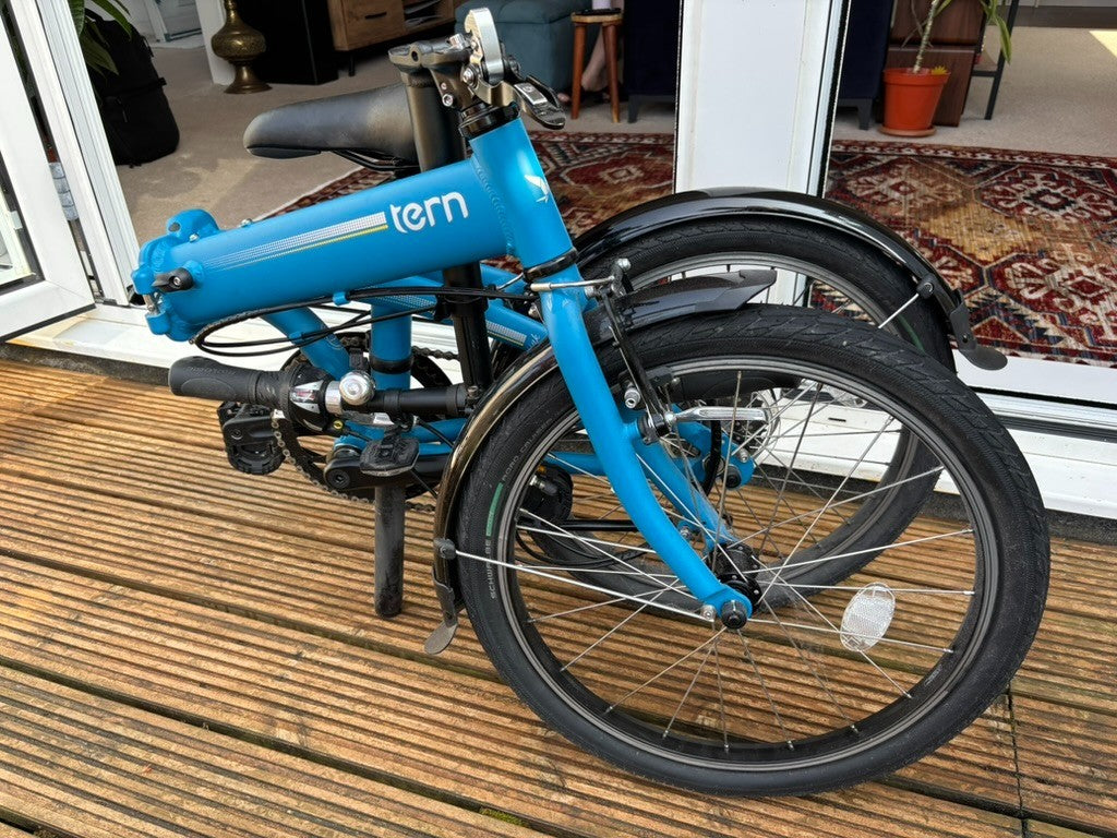 Tern Link B7 Folding Bicycle 20" - Blue - Good Condition