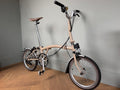Brompton x Barbour C Line Explore 6 Speed Amble Sands Folding Bike Toolkit