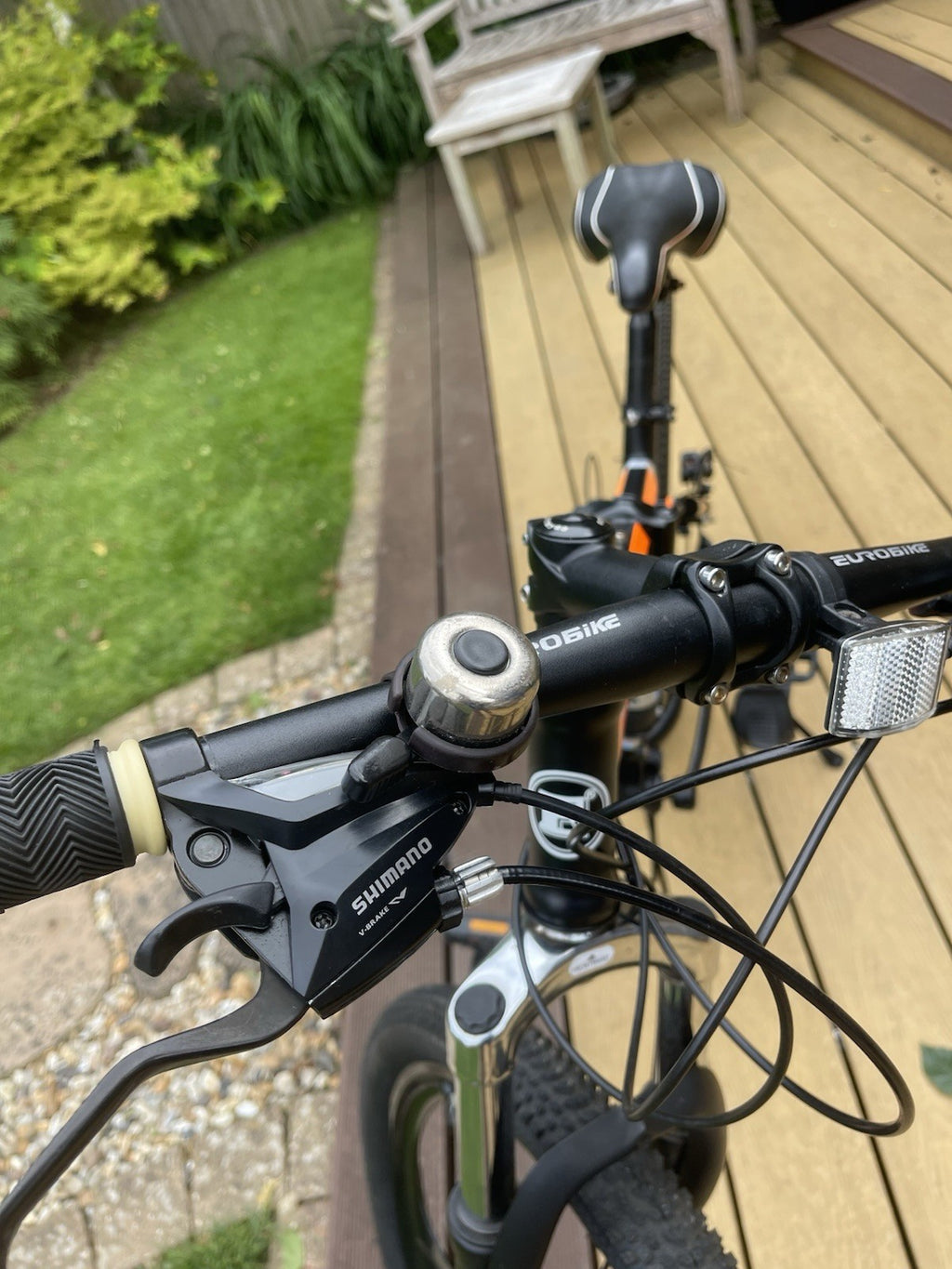 Eurobike G7 Folding Mountain Bike Dual Disc 17" Frame, 27.5" Wheels