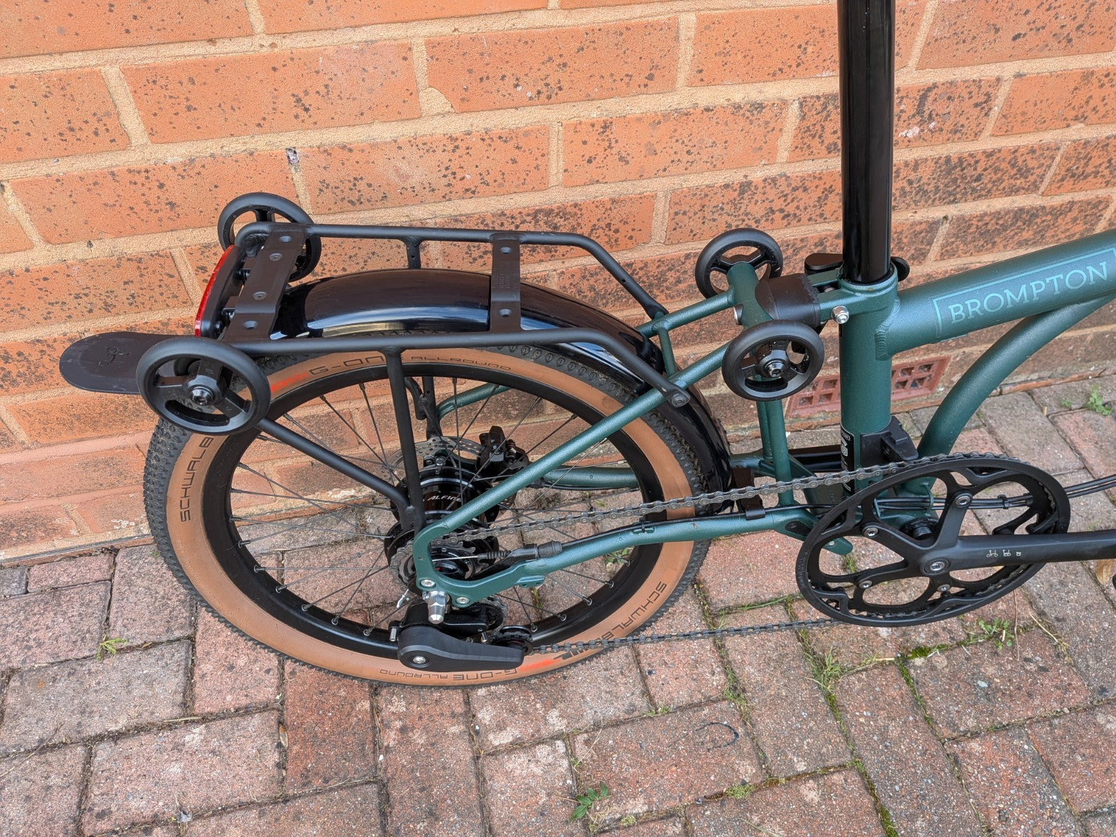Brompton G Line Forest Green Large Excellent Condition Bairly Used