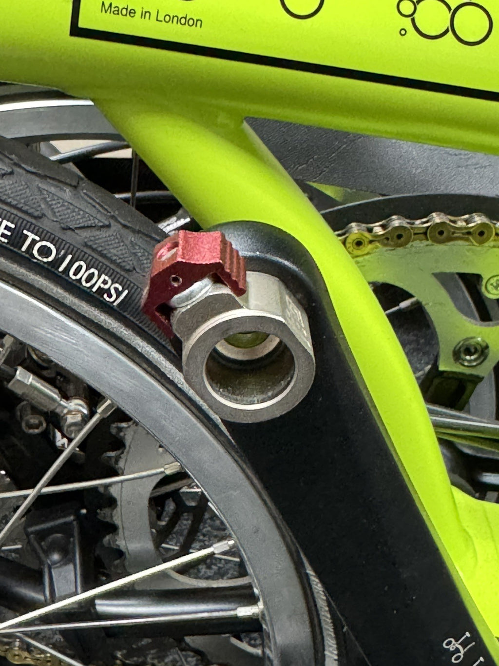 BROMPTON M6R WITH ROHLOFF CONVERSION BY KINETICS OF GLASGOW, FULLY CUSTOMISED