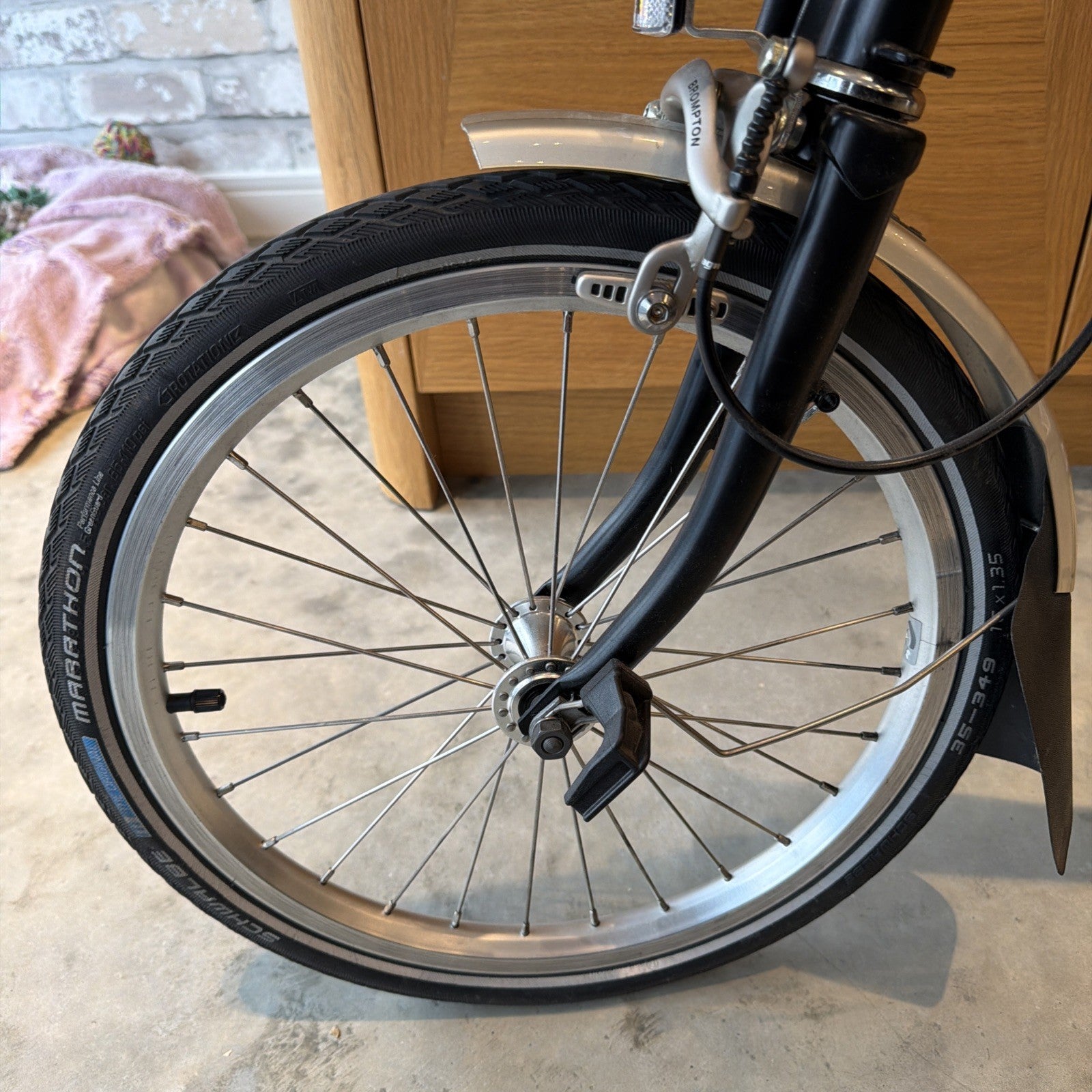 Brompton M3L folding bicycle in Satin Black - New Test Ridden Condition