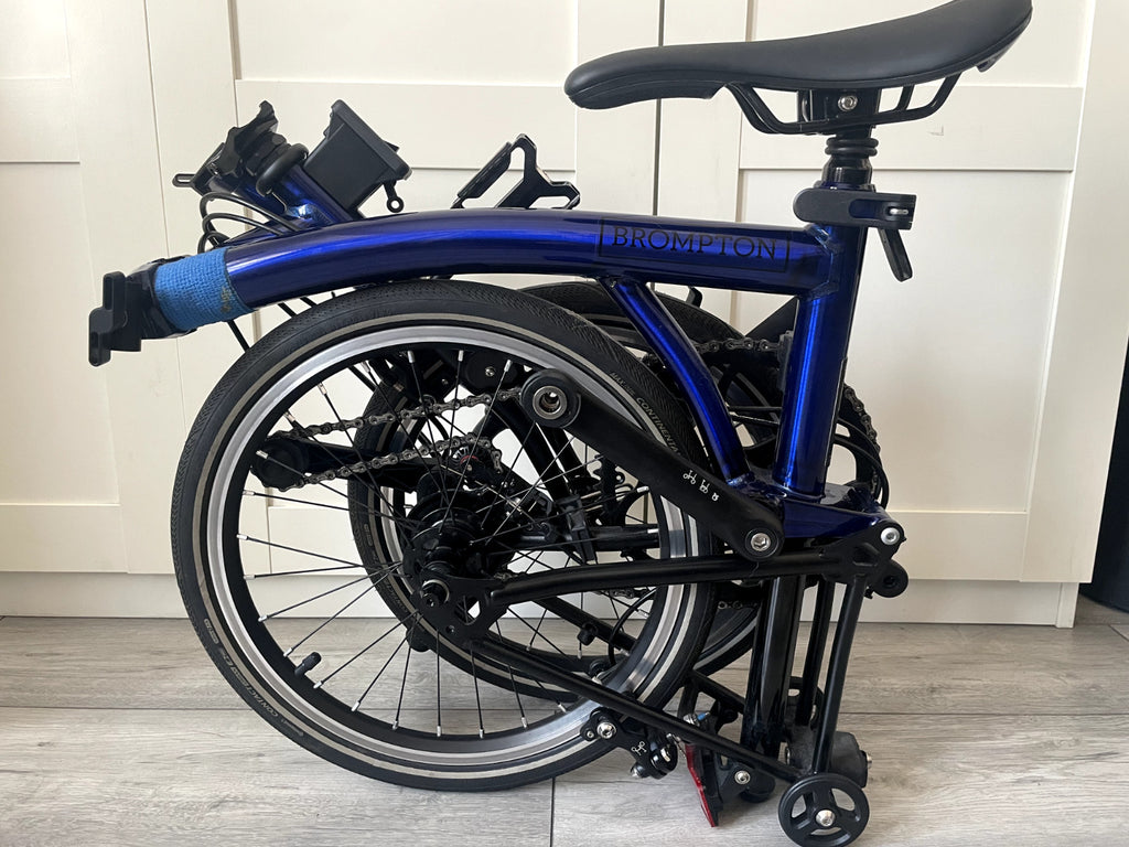 Brompton P-Line Urban - 4-Speed - Bolt Blue Lacquer