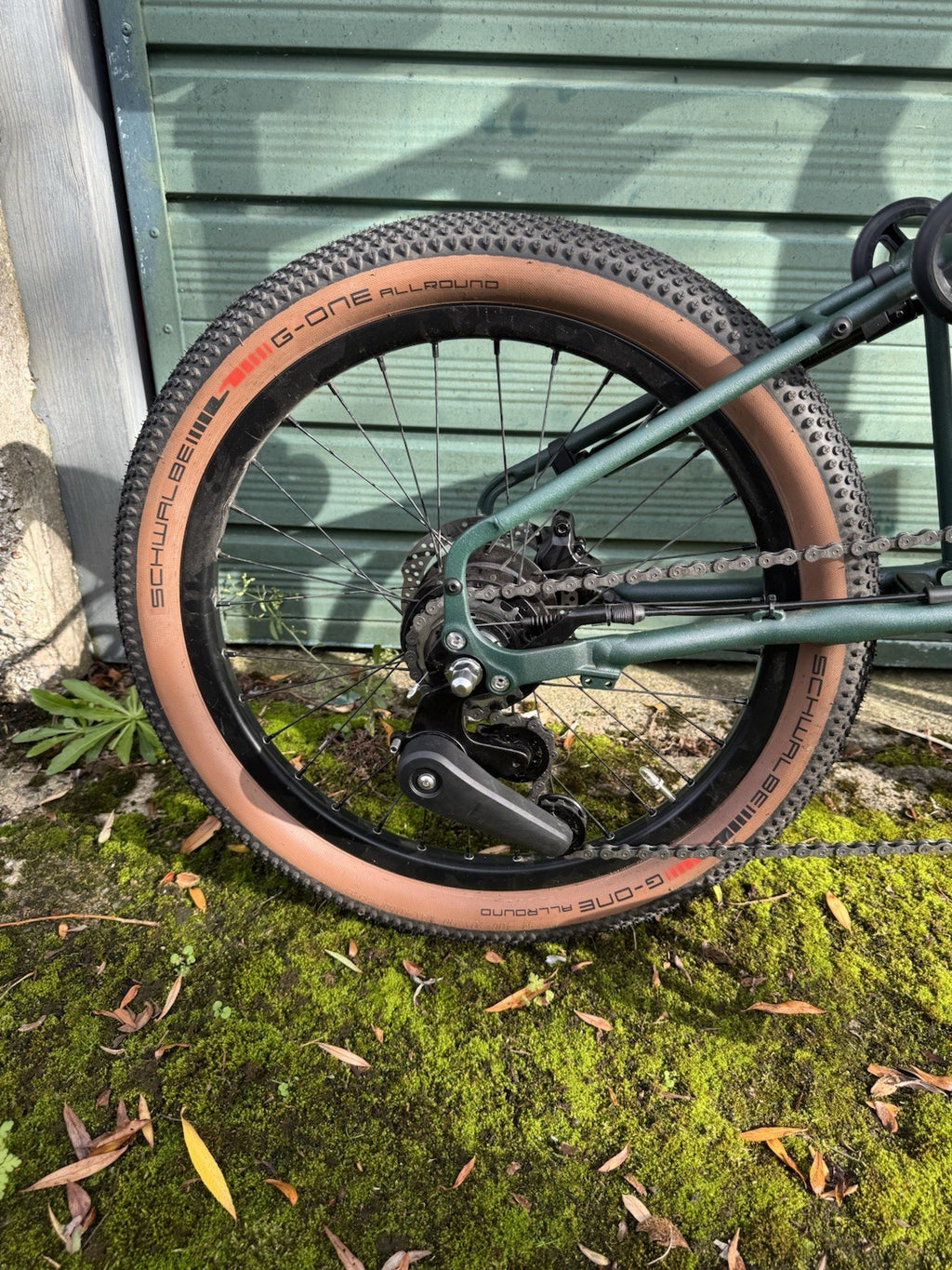 Brompton G-Line 8-Speed Folding Bike Forest Green Medium Frame Excellent Cond