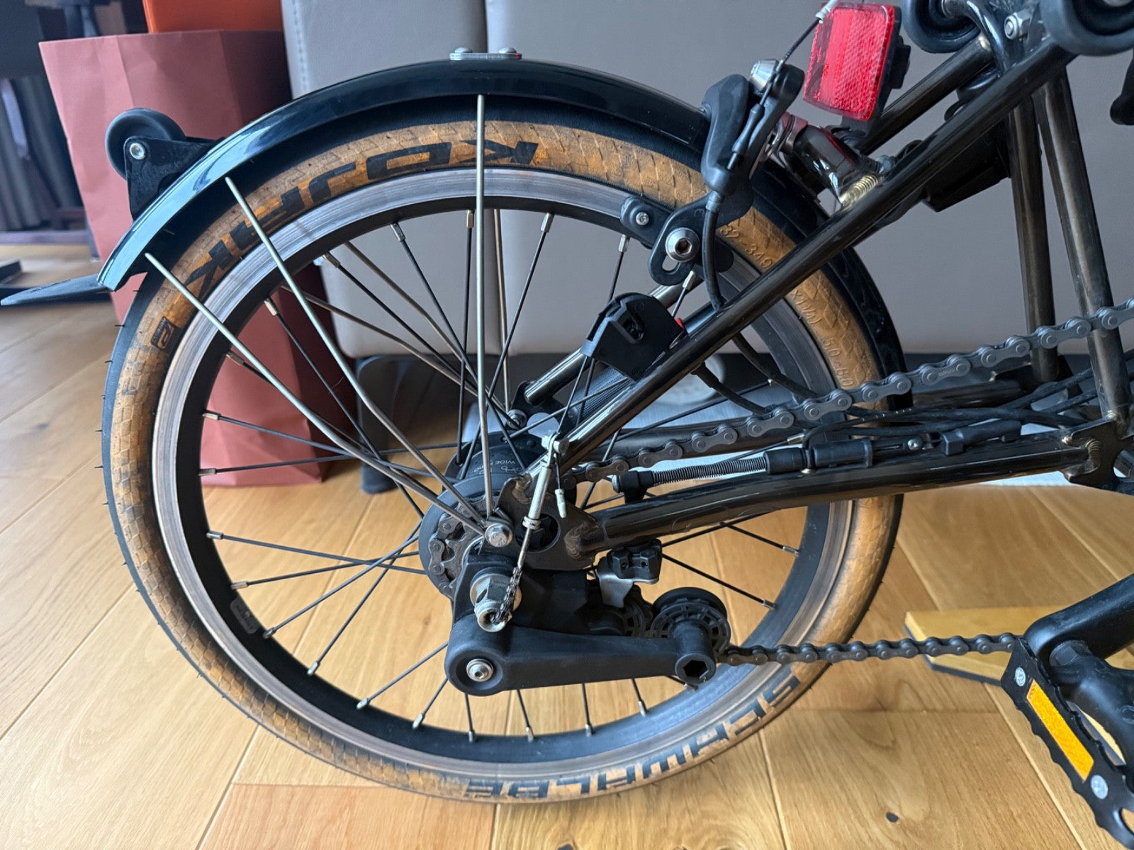 Brompton S6L – Black Lacquer – 6 Speed – Full PPF – Excellent Condition+Upgrades