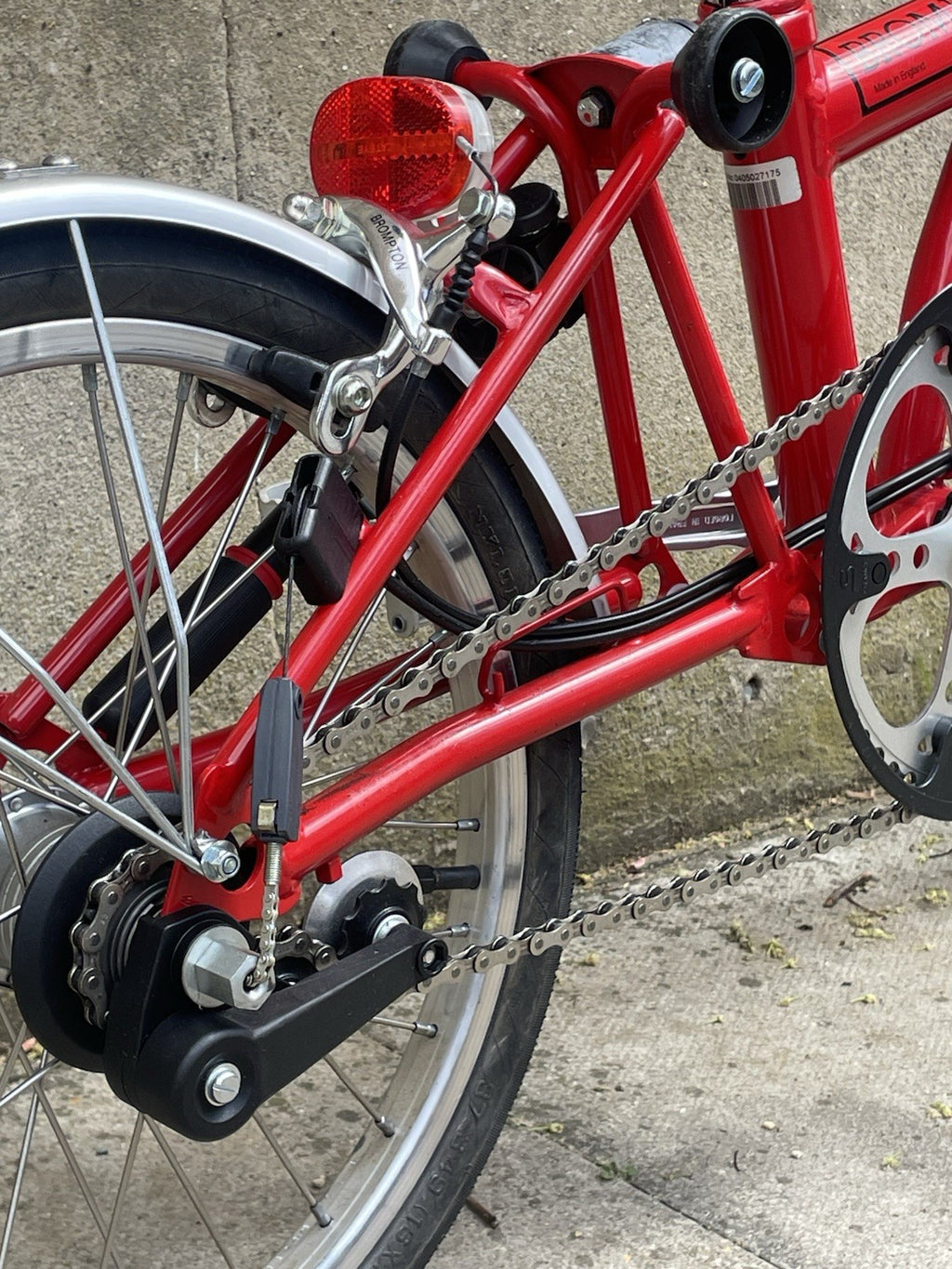Brompton M3L Folding Bike 2004 - Red (NOS)