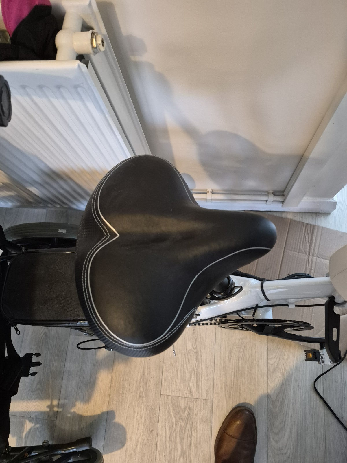 Ecosmo 16AF01W 16 inch Lightweight Alloy Wheels Folding Bike - White