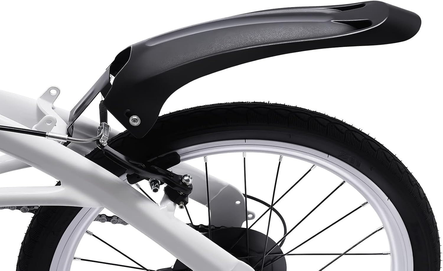 20" Folding Commuter Bike with 7-Speed Gears, Carbon Steel, Portable