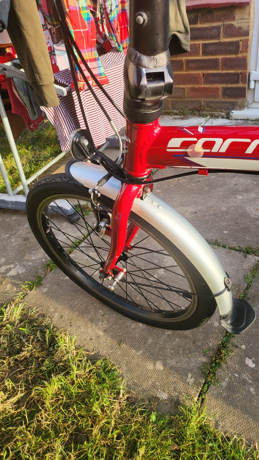 Red Career Foldable Lightweight Bicycle Bike