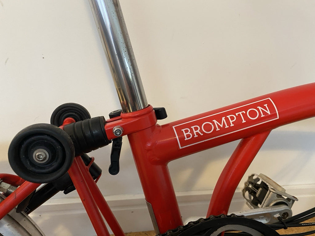 Brompton S6L Folding Bike Six-Speed Dynamo Plus Front and Rear Bags