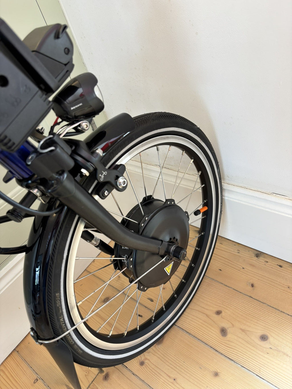 Brompton P Line 4 Speed 2024 M Type bar Folding Bike - Blue Lacquer