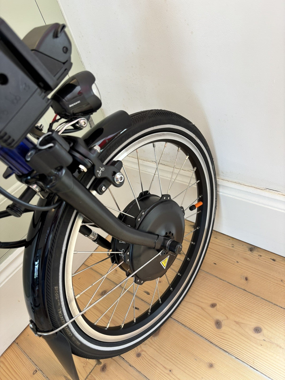 Brompton P Line 4 Speed 2024 M Type bar Folding Bike - Blue Lacquer