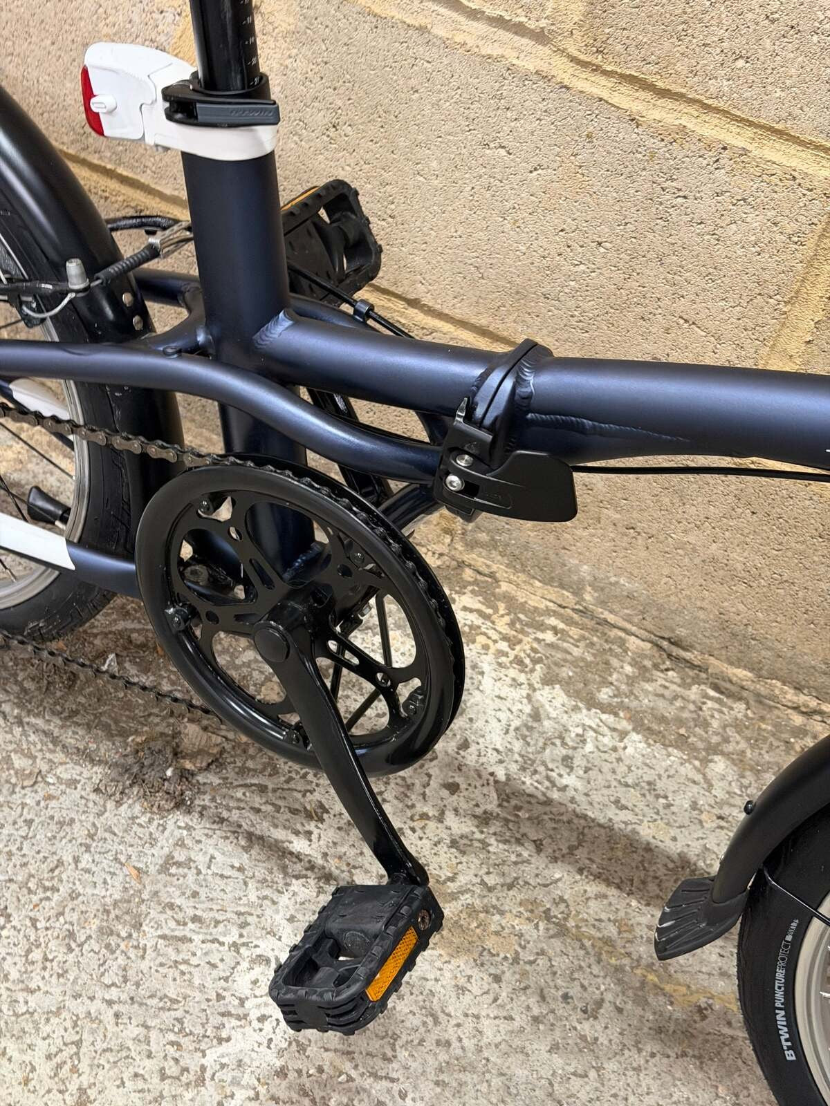 BTWIN Fold 500 Folding Bike – Dark Blue
