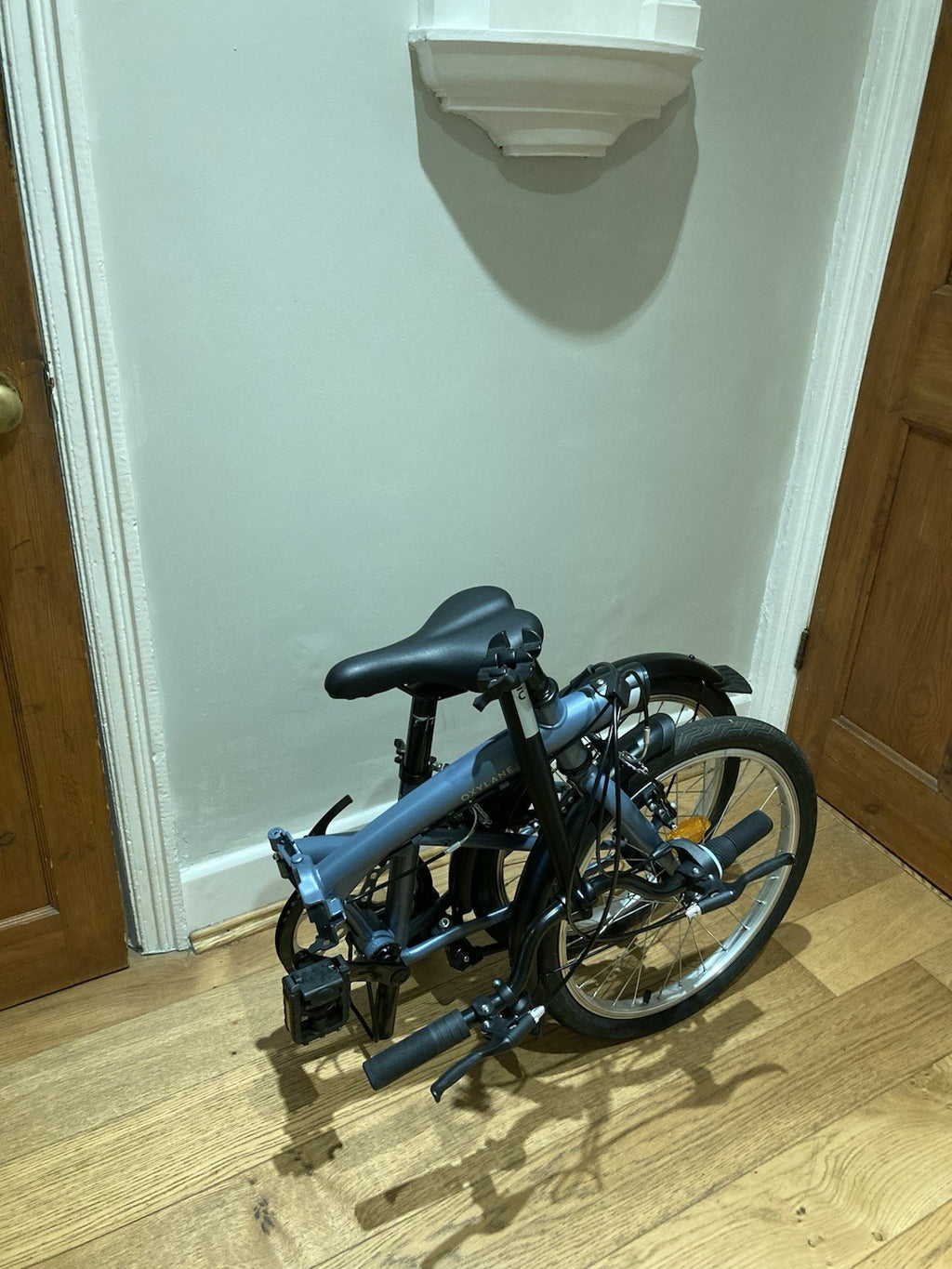 BTWIN Folding Bike Fold 120 - Blue- Used Excellent condition 6 speed