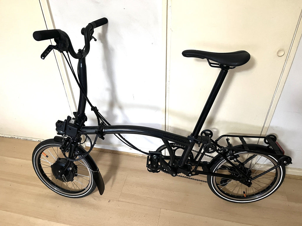 Brompton Bike P Line elctrc Urban 4 speed,  Midnight Black