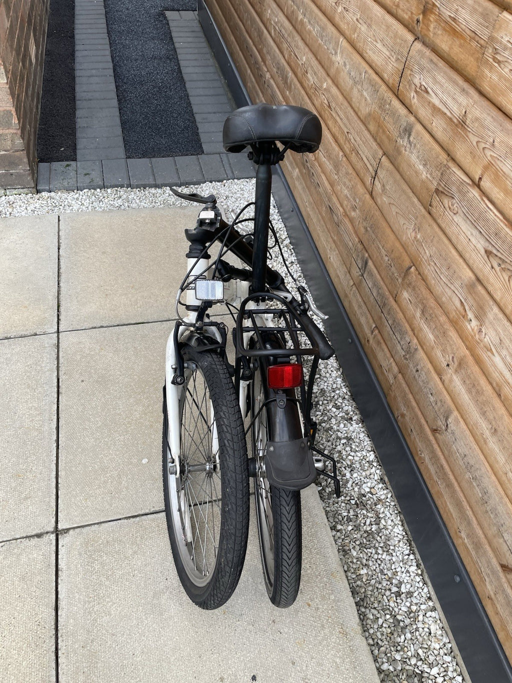 Carrera Transit 20in Folding Bike 3-Speed Hub Gears Rear Rack Mudguards