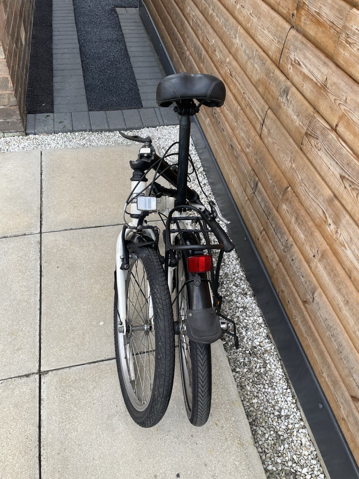 Carrera Transit 20in Folding Bike 3-Speed Hub Gears Rear Rack Mudguards